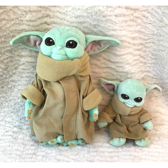 Disney Other - Disney The Child Grogu Plush Toys Star Wars Mandalorian Soft Head 11 Inch & Mini